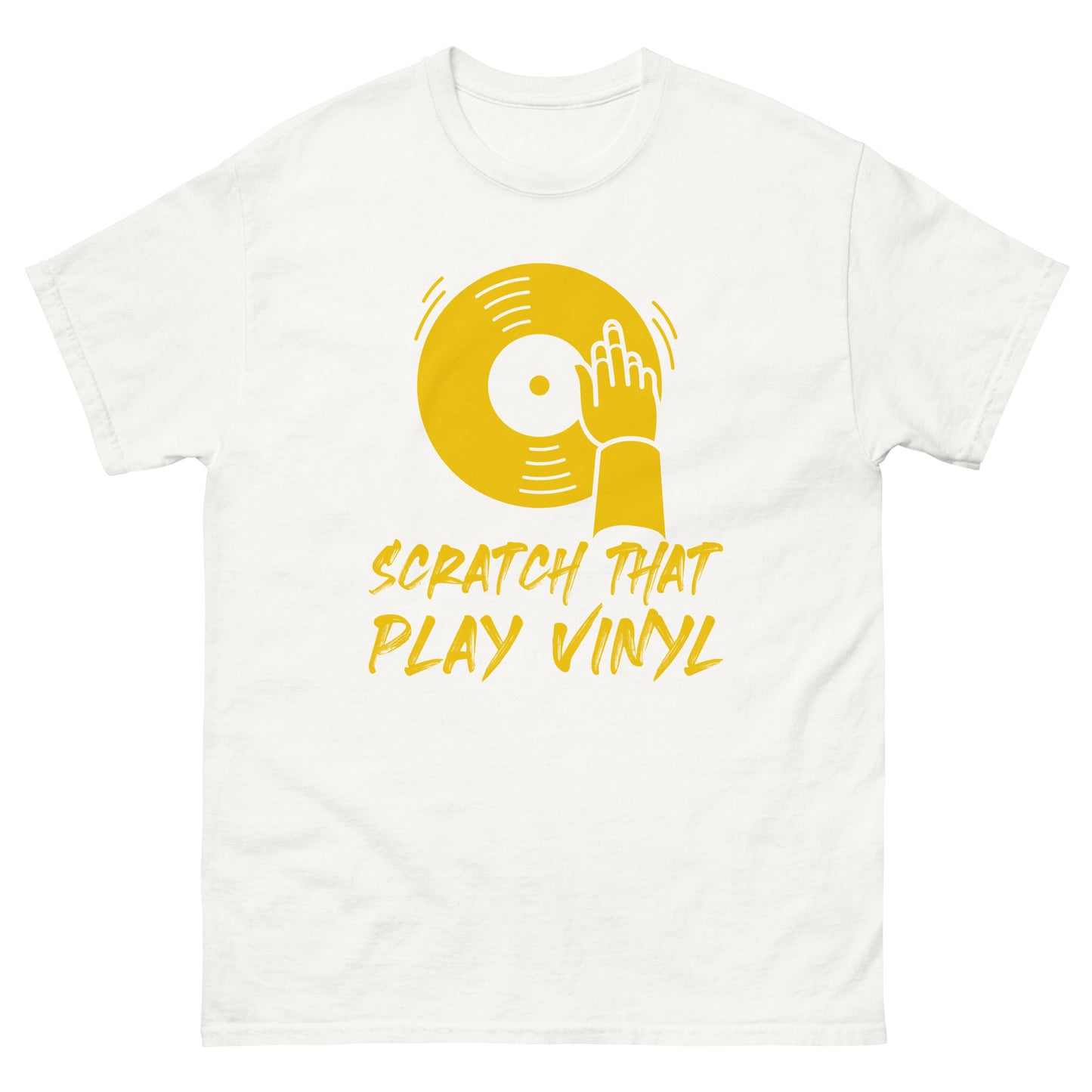 Scratch That Play Vinyl Men's classic tee