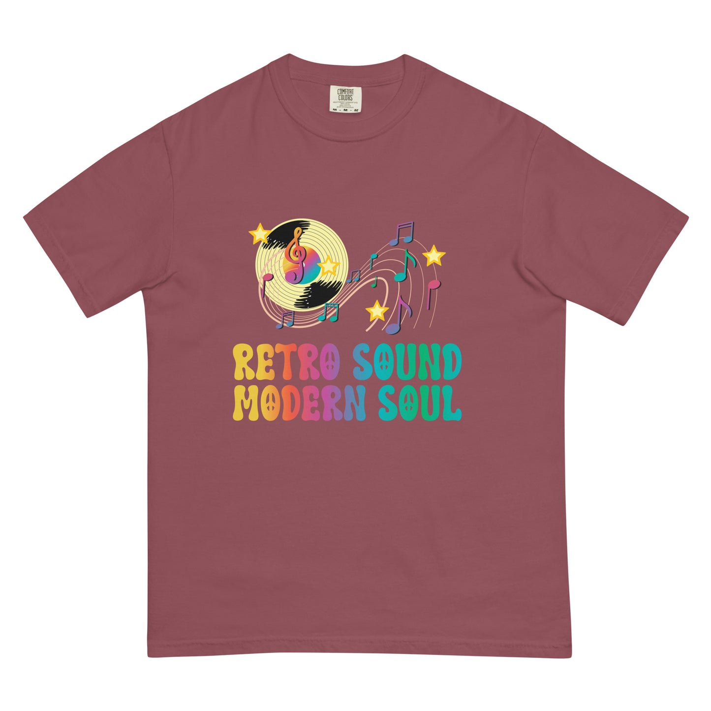Retro Sound Modern Soul Unisex Comfort Colors heavyweight t-shirt