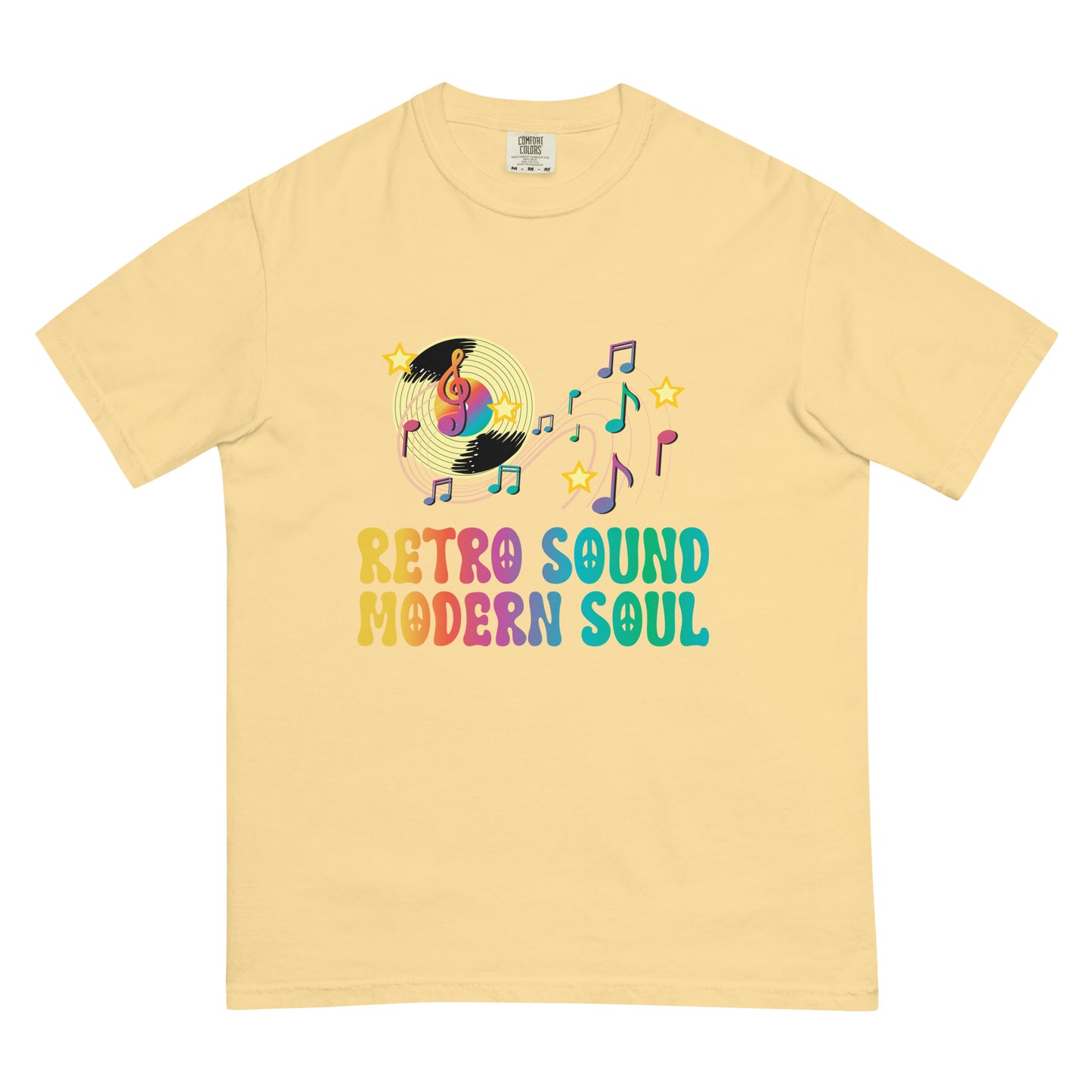 Retro Sound Modern Soul Unisex Comfort Colors heavyweight t-shirt