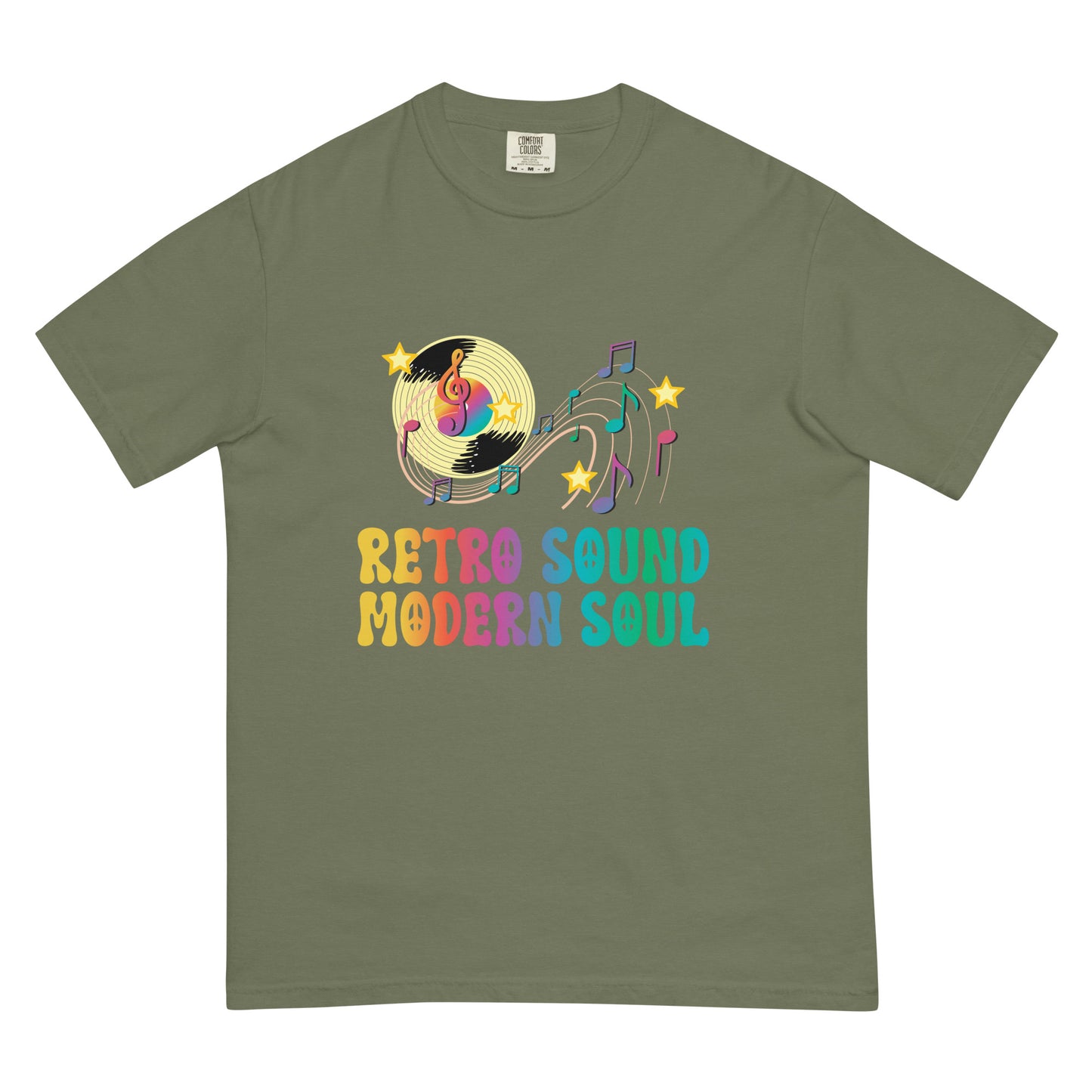 Retro Sound Modern Soul Unisex Comfort Colors heavyweight t-shirt