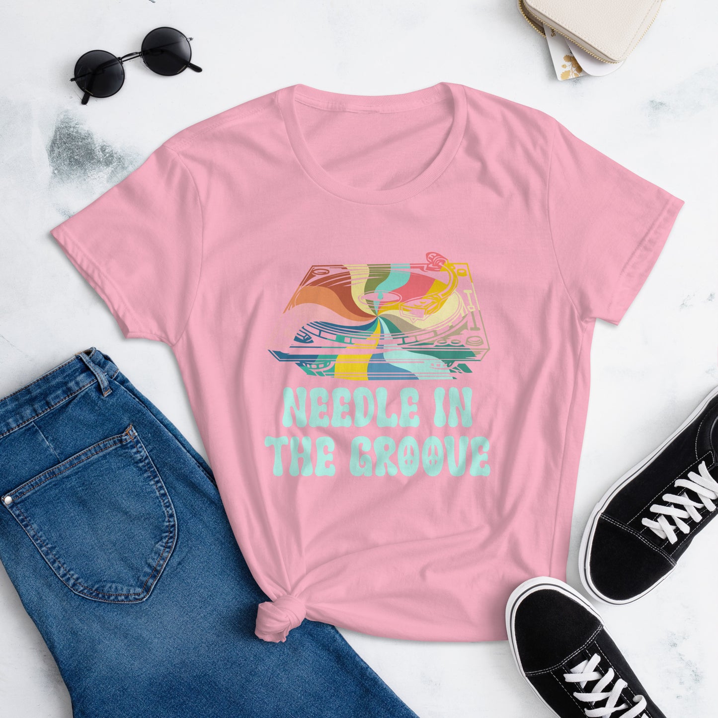 Needle in the Groove Women's short sleeve t-shirt