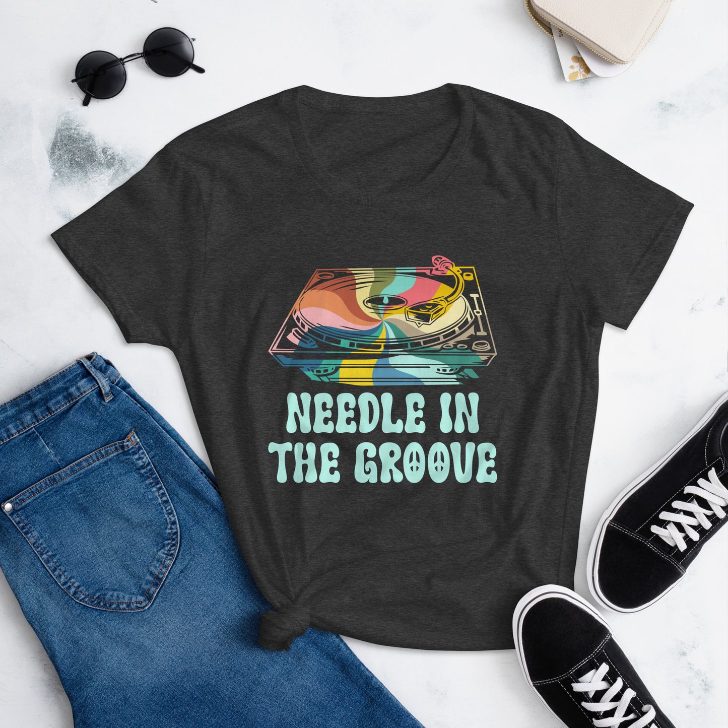 Needle in the Groove Women's short sleeve t-shirt