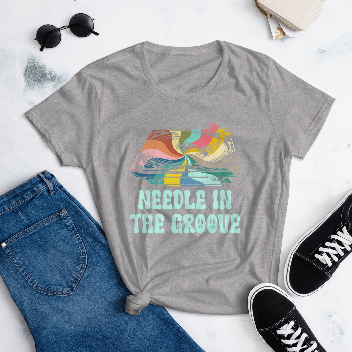 Needle in the Groove Women's short sleeve t-shirt