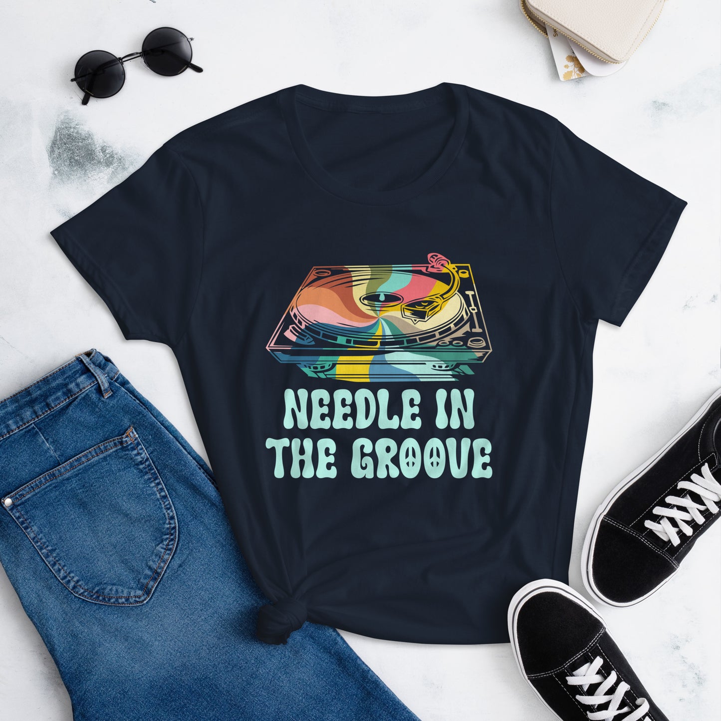 Needle in the Groove Women's short sleeve t-shirt