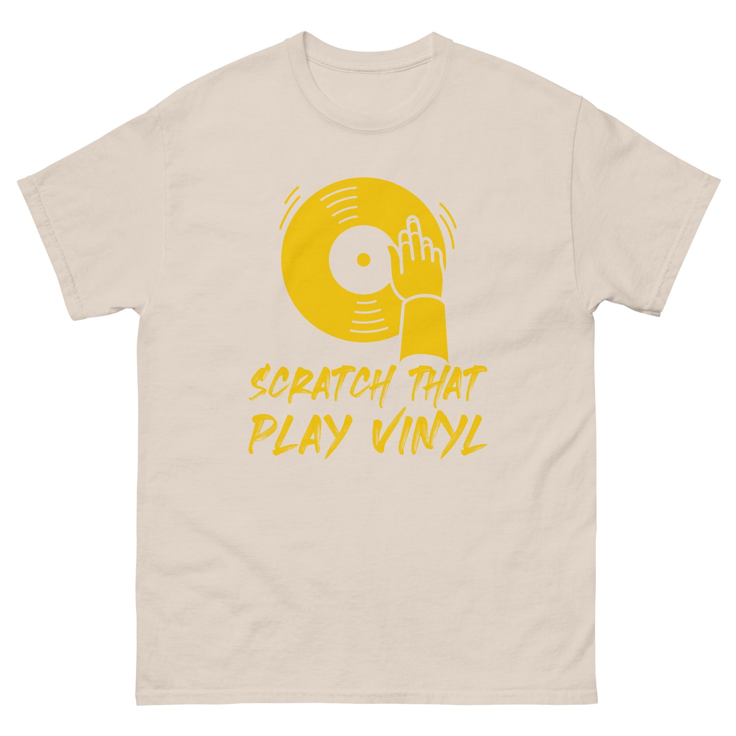 Scratch That Play Vinyl  Men's classic tee