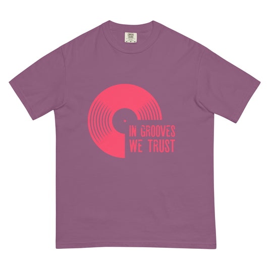 In Grooves We Trust Unisex Comfort Colors heavyweight t-shirt
