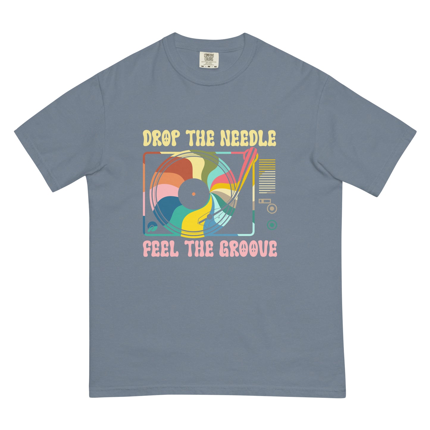 Feel The Groove Unisex garment-dyed heavyweight t-shirt