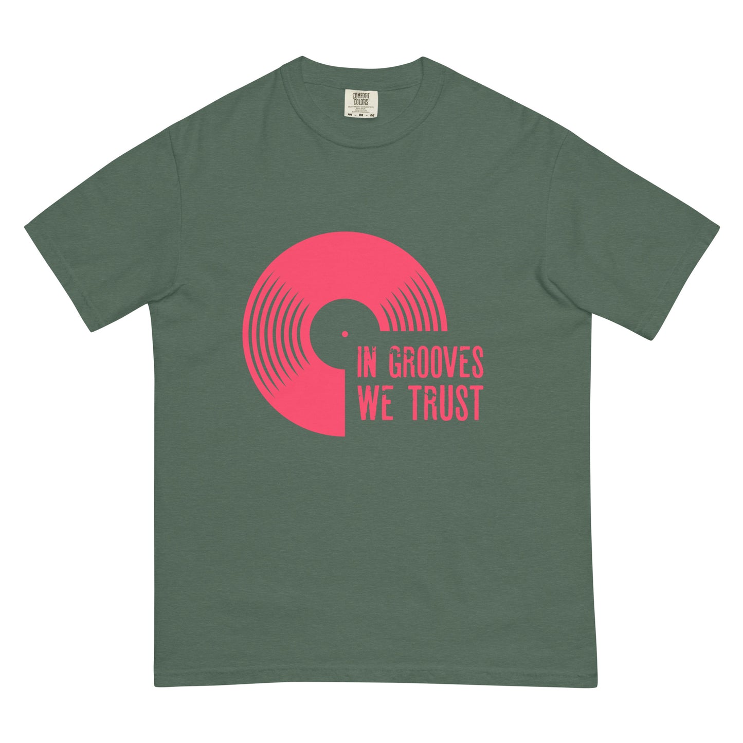 In Grooves We Trust Unisex Comfort Colors heavyweight t-shirt