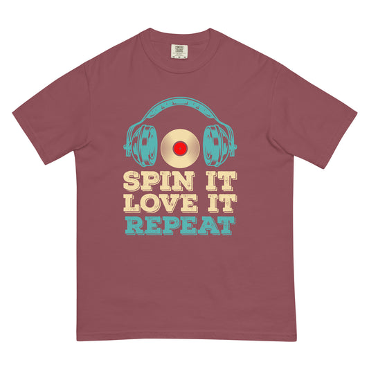 Spin It, Love It Unisex Comfort Colors heavyweight t-shirt