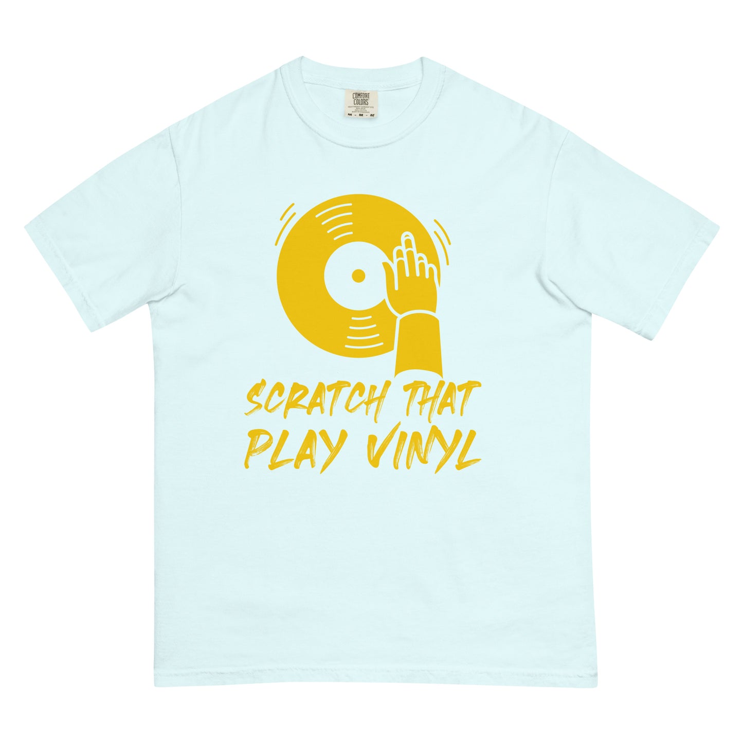 Scratch That Play Vinyl  Unisex Comfort Colors heavyweight t-shirt