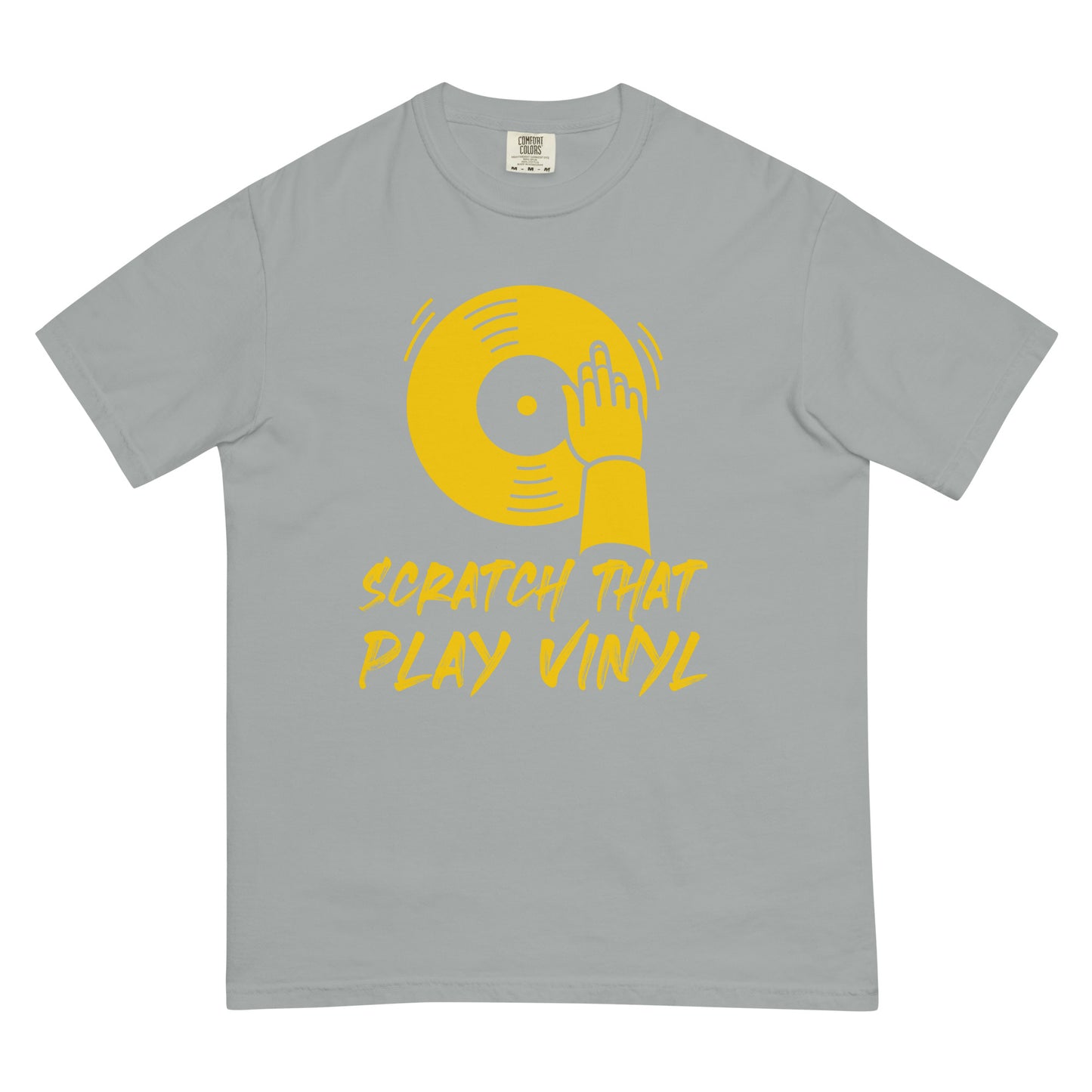 Scratch That Play Vinyl  Unisex Comfort Colors heavyweight t-shirt