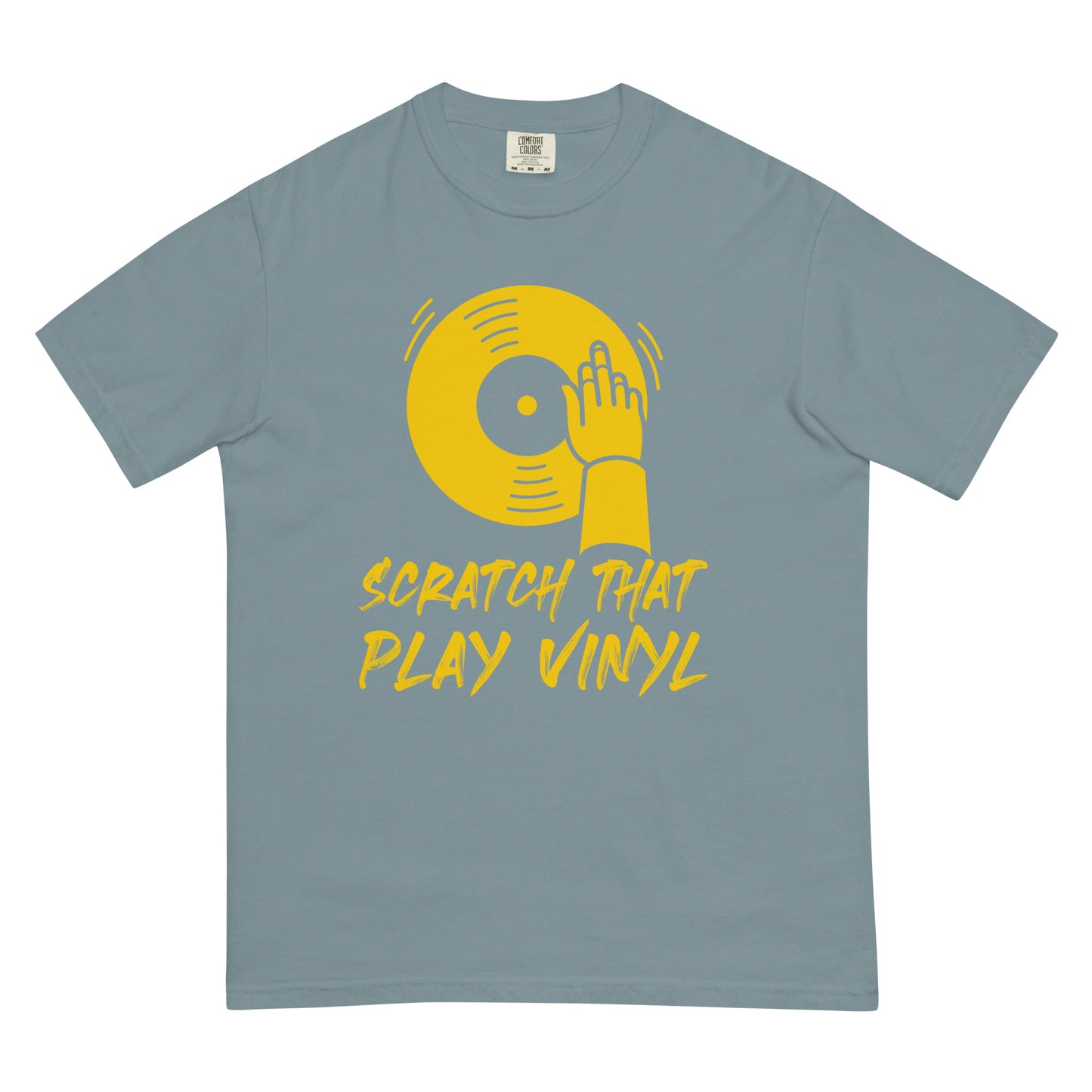 Scratch That Play Vinyl  Unisex Comfort Colors heavyweight t-shirt