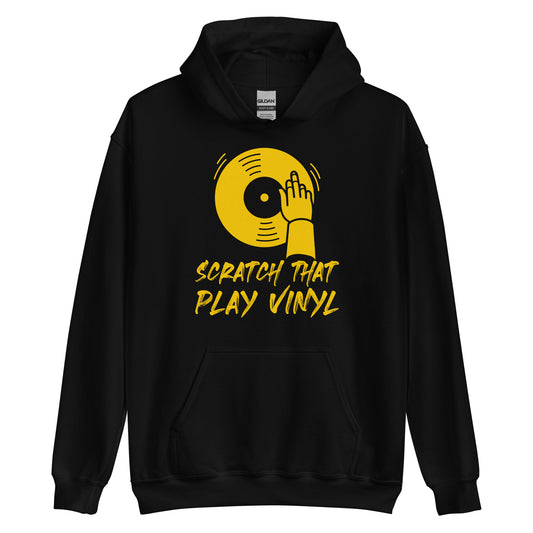 Scratch That Play Vinyl Unisex Hoodie