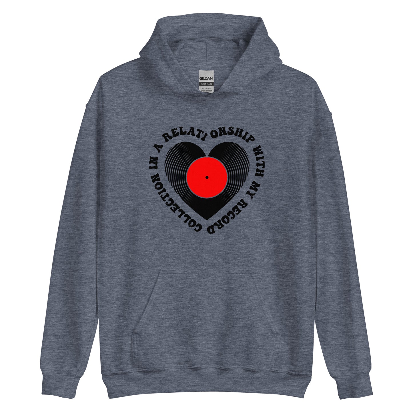 In a Relationship with My Vinyl Record Collection Unisex Hoodie