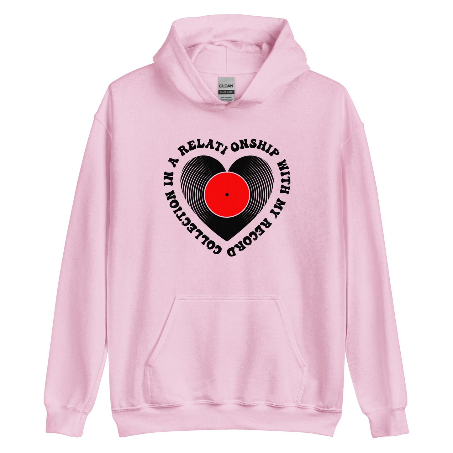 In a Relationship with My Vinyl Record Collection Unisex Hoodie