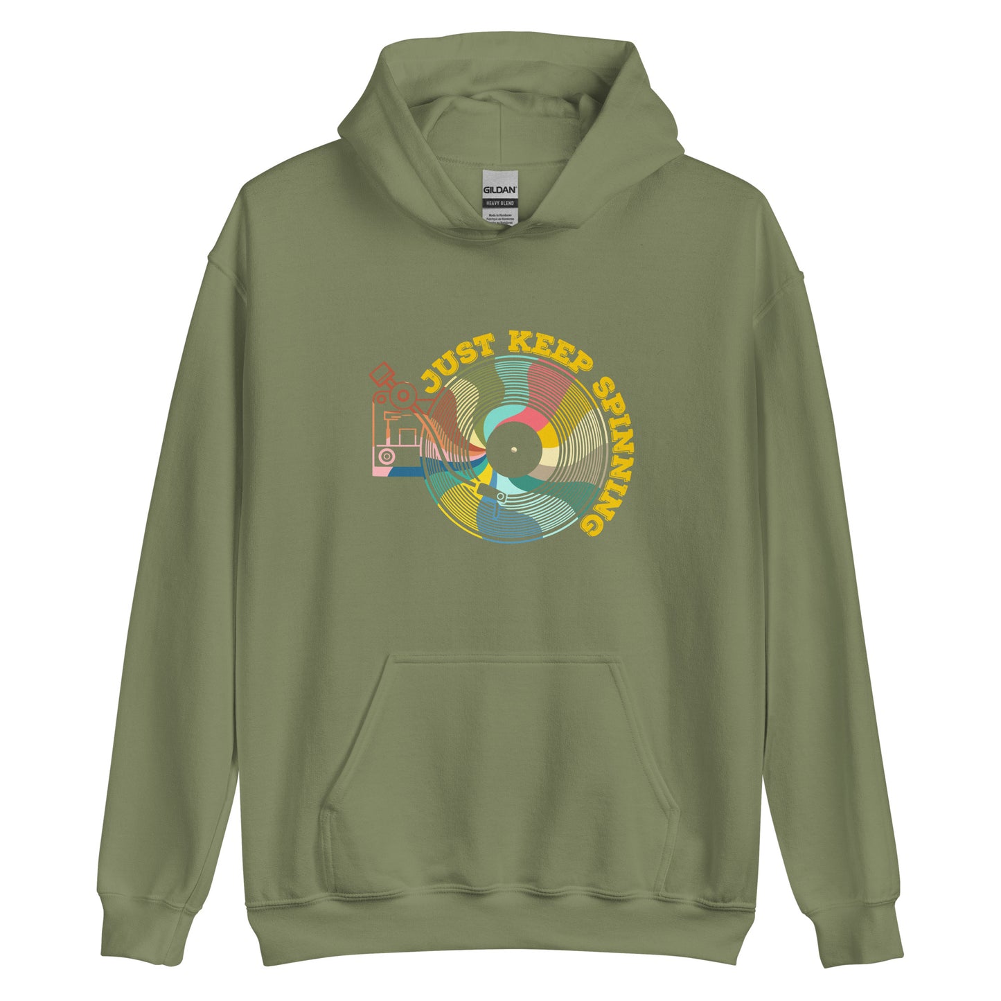 Just Keep Spinning Unisex Hoodie