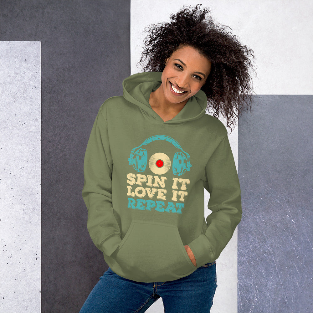 Spin It Love It Unisex Hoodie