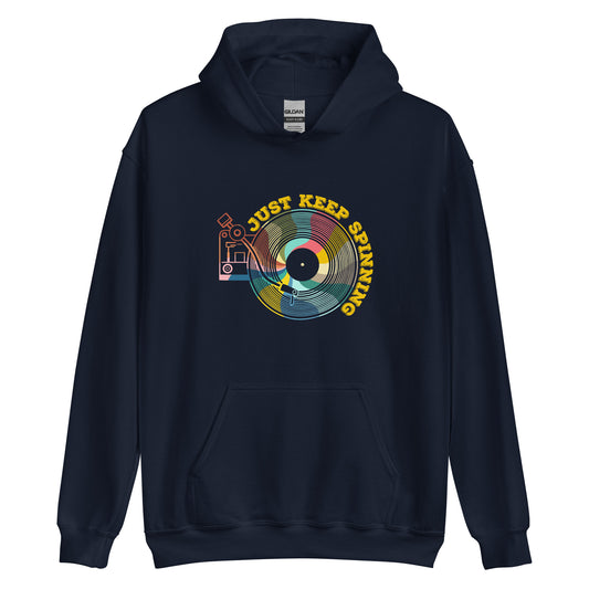 Just Keep Spinning Unisex Hoodie