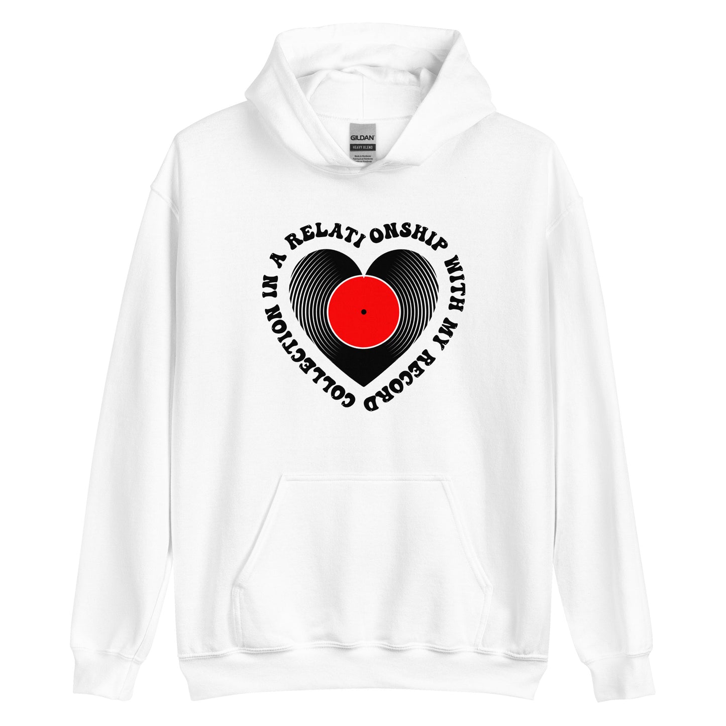 In a Relationship with My Vinyl Record Collection Unisex Hoodie