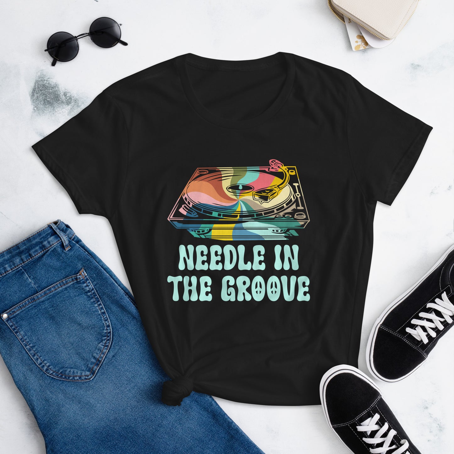 Needle in the Groove Women's short sleeve t-shirt