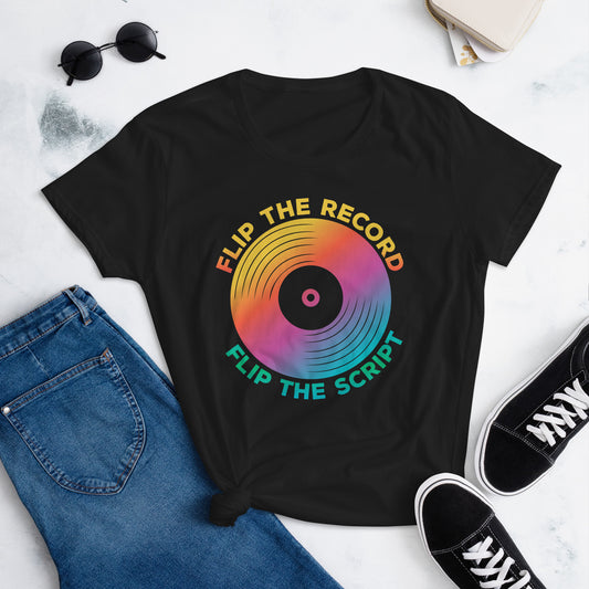 Flip the Record Women's short sleeve t-shirt