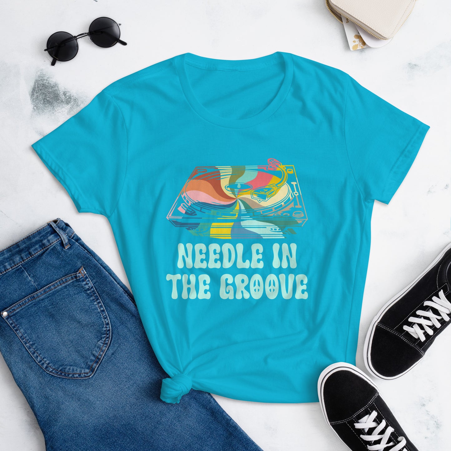 Needle in the Groove Women's short sleeve t-shirt