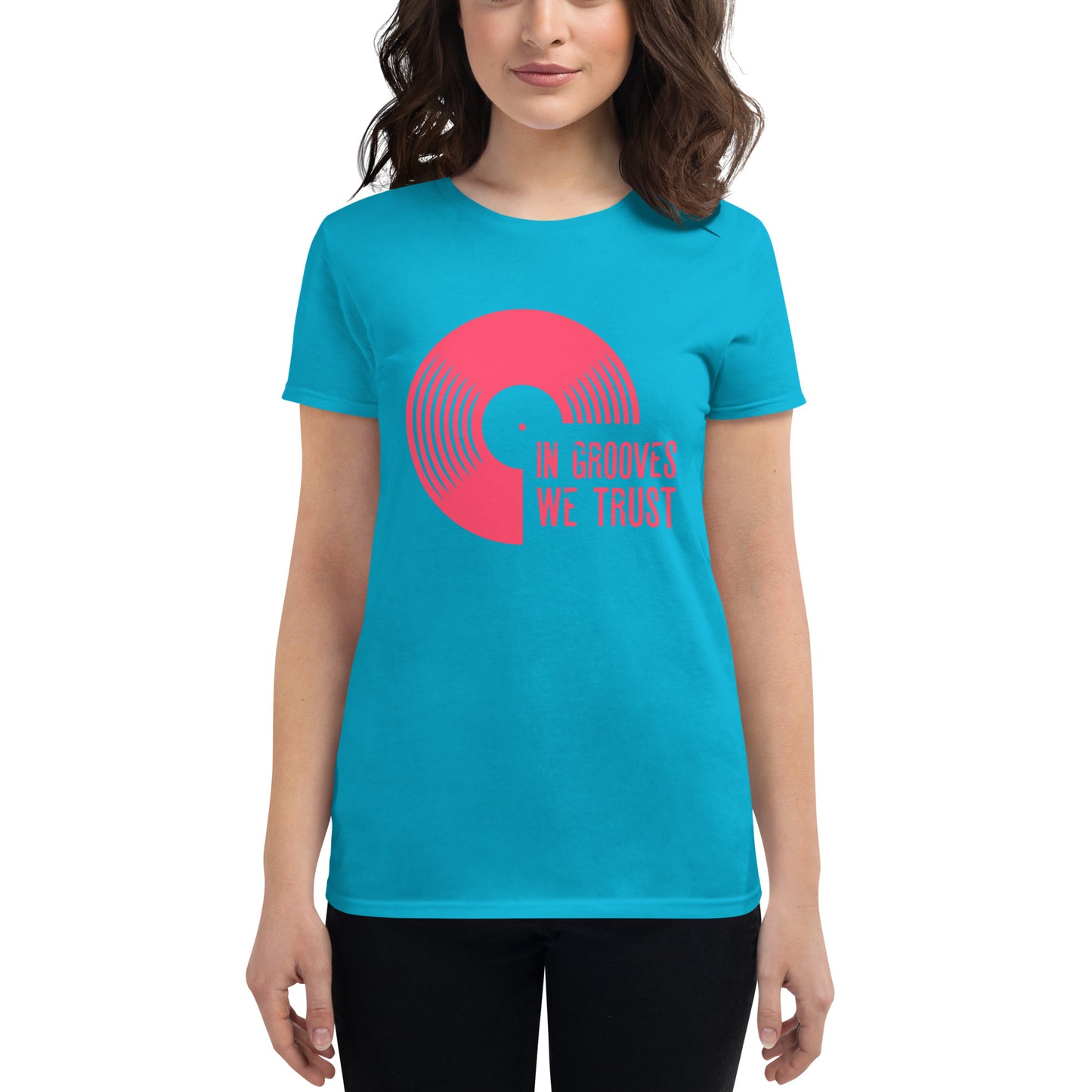 In Grooves We Trust Women's short sleeve t-shirt