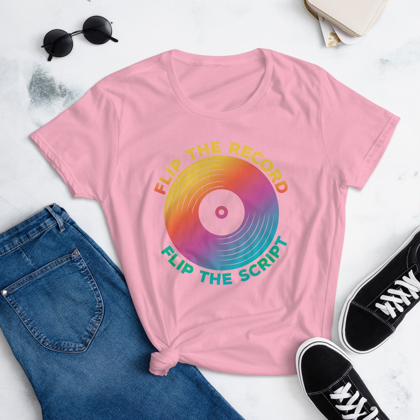 Flip the Record Women's short sleeve t-shirt