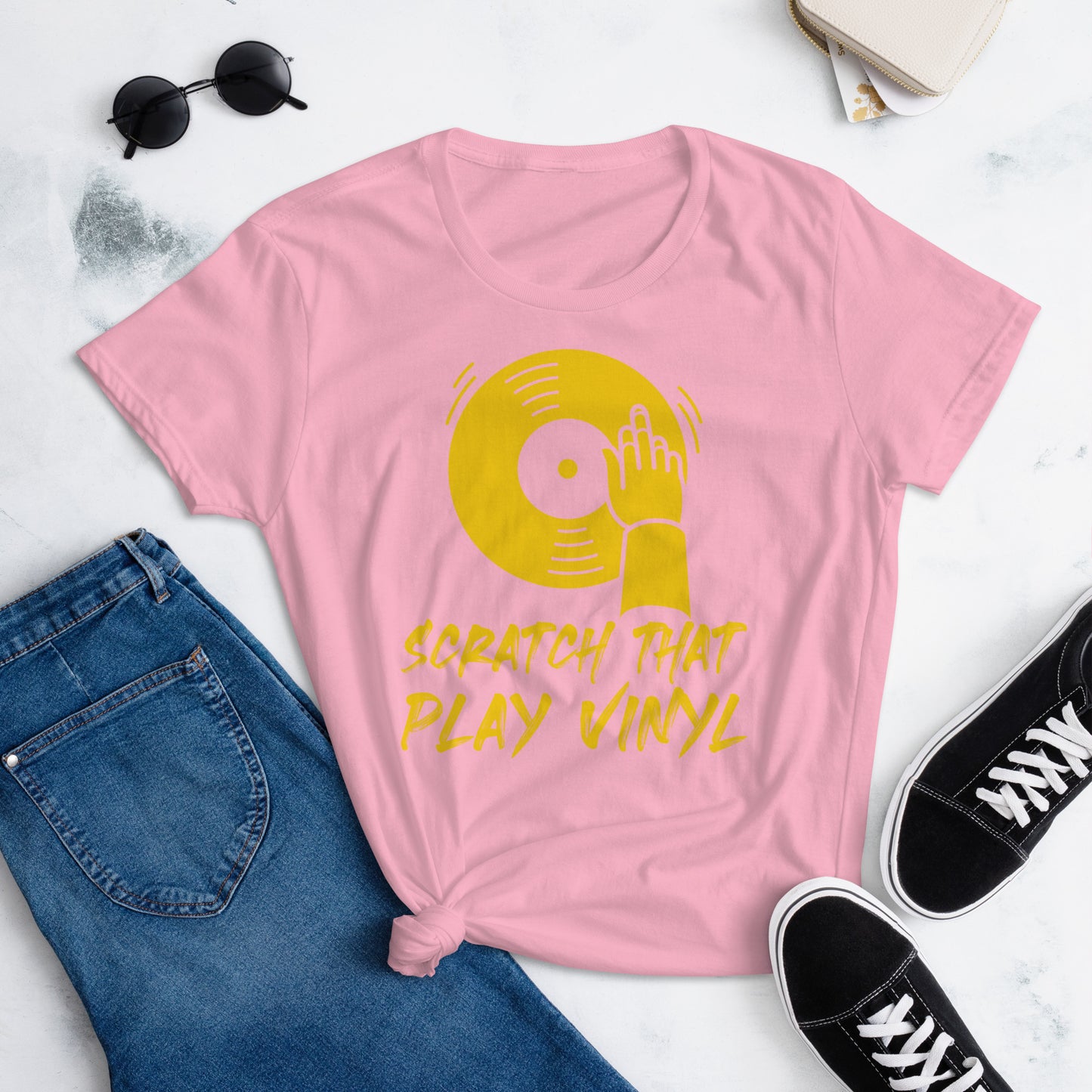 Scratch That Play Vinyl Women's short sleeve t-shirt