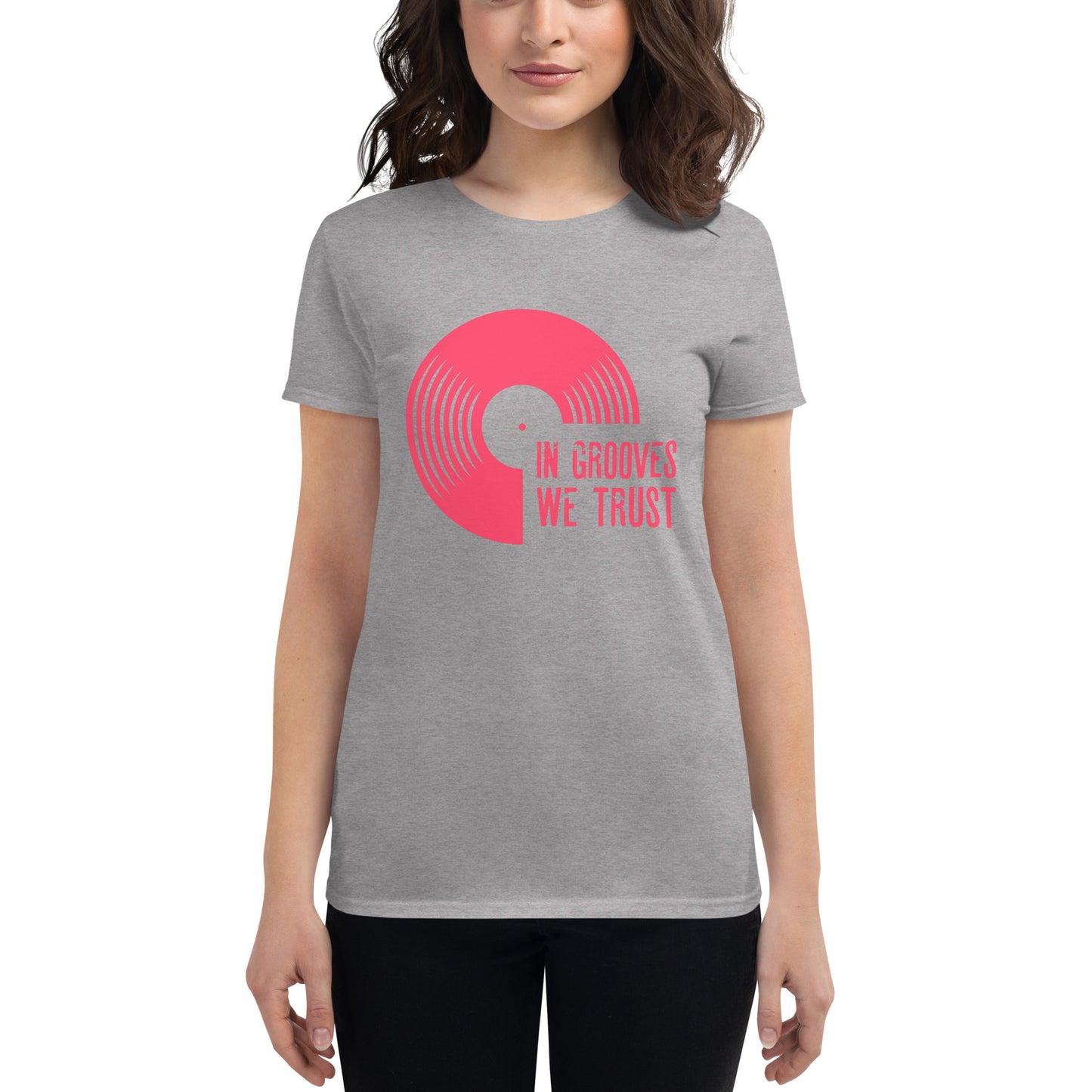 In Grooves We Trust Women's short sleeve t-shirt