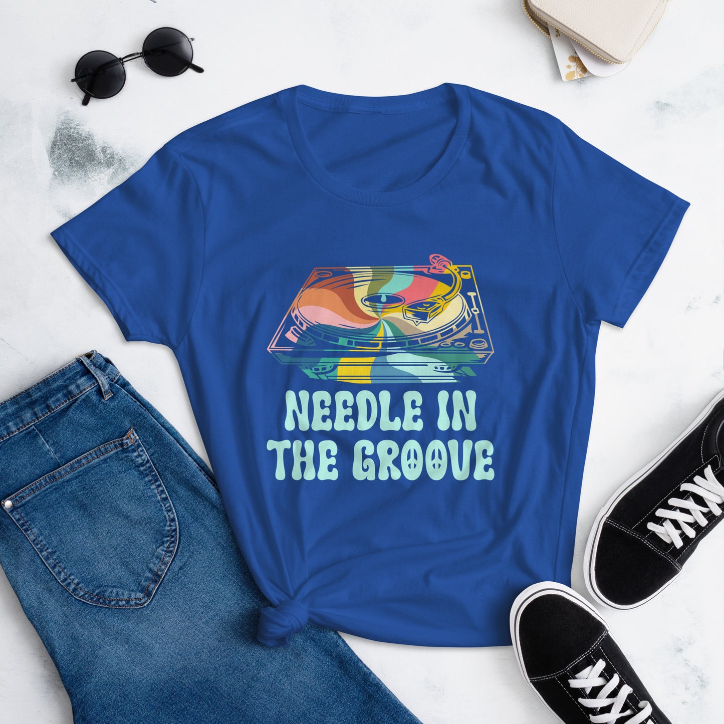 Needle in the Groove Women's short sleeve t-shirt