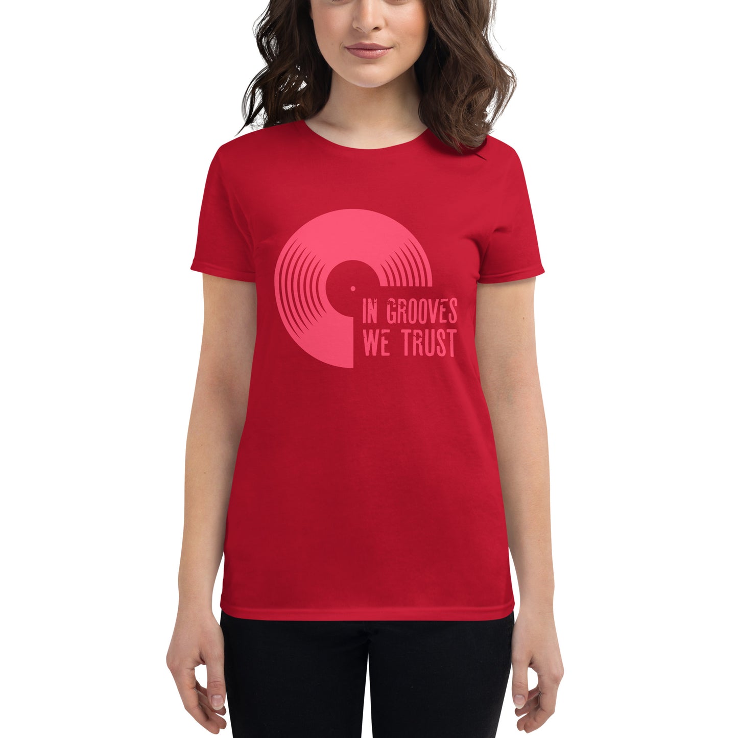 In Grooves We Trust Women's short sleeve t-shirt