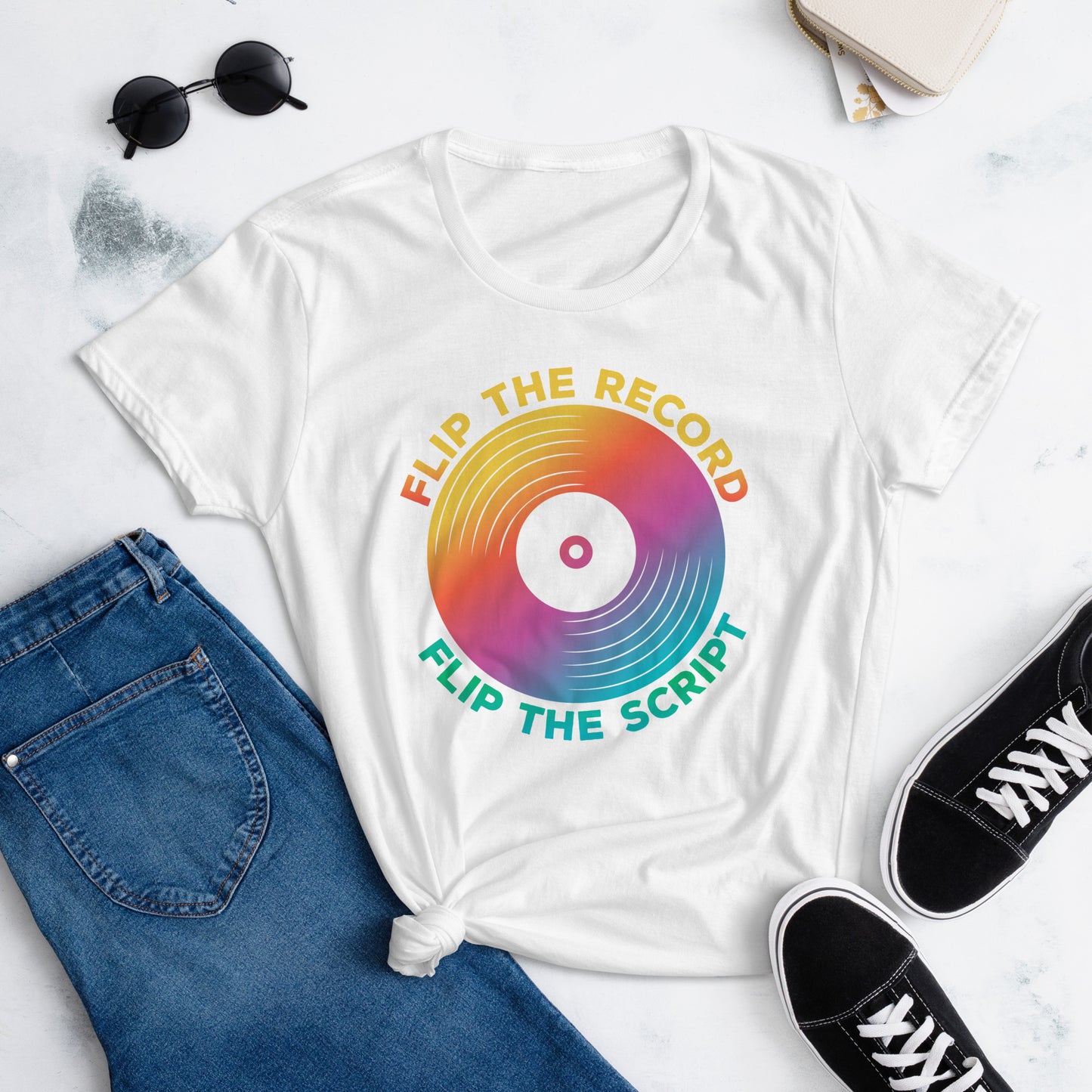 Flip the Record Women's short sleeve t-shirt