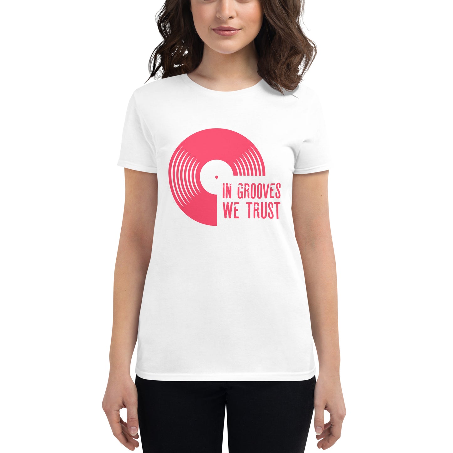 In Grooves We Trust Women's short sleeve t-shirt